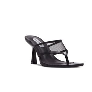 Steve Madden Women's Rabin Mesh Thong High Heel Sandals